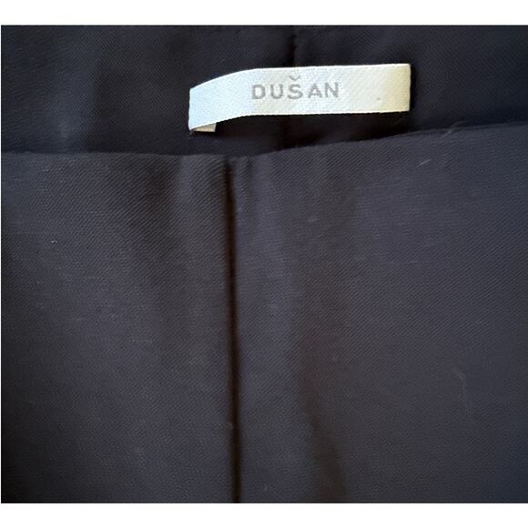 DUSAN Viscose Blend Cropped Flared Pants in Black Size Small - Picture 8 of 8